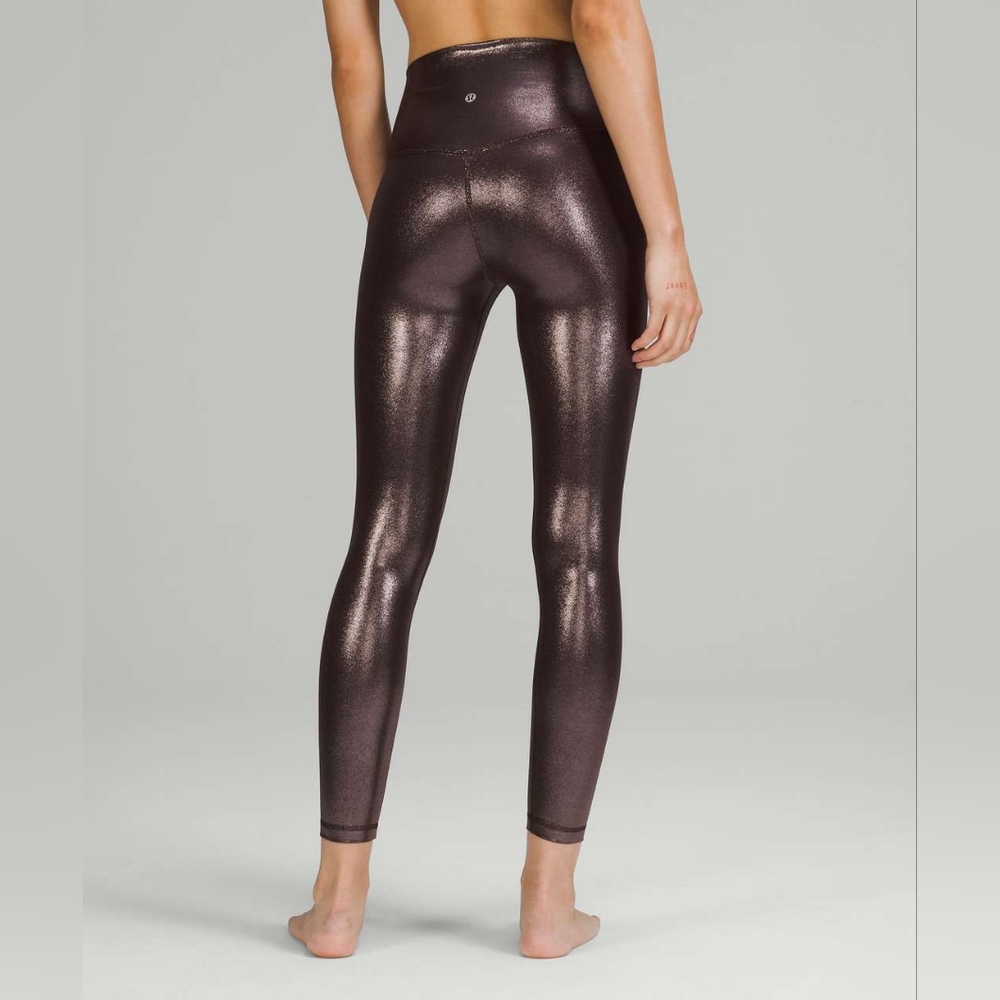 Lululemon Align High-Rise Pant 25" *Shine Radiate Foil Print French Press